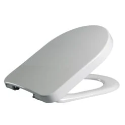 Cooke & Lewis Helena White Top Fix Soft Close Toilet Seat