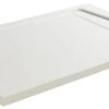 Cooke & Lewis Helgea Matt White Rectangular Shower Tray (L)80cm (W)120cm (H)4.5cm