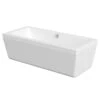 Cooke & Lewis Lana Acrylic Rectangular White Freestanding 0 Tap Hole Bath (L)1700mm (W)750mm -Crystal Bathware cooke lewis lana acrylic rectangular white freestanding 0 tap hole bath l 1700mm w 750mm5397007189681 01c BQ