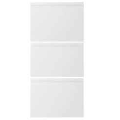 Cooke & Lewis Marletti Gloss White 3 Drawer Base Unit (W)300mm (H)852mm