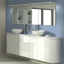 Cooke & Lewis Marletti Gloss White 3 Drawer Base Unit (W)300mm (H)852mm 11 Cooke & Lewis Marletti Gloss White 3 Drawer Base Unit (W)300mm (H)852mm -Crystal Bathware cooke lewis marletti gloss white 3 drawer base unit w 300mm h 852mm5397007150452 05i bq