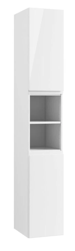 Cooke & Lewis Marletti Tall Gloss White Cabinet (H)197.2cm (W)30cm -Crystal Bathware cooke lewis marletti tall gloss white cabinet h 197 2cm w 30cm5397007152180 21c bq