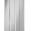 Cooke & Lewis Nile White Straight Bath Screen, (H)140cm (W)840mm