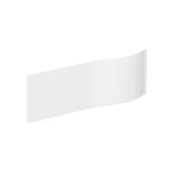 Cooke & Lewis P Bath Gloss White Left Or Right-handed P-shaped Front Bath Panel (W)1700mm