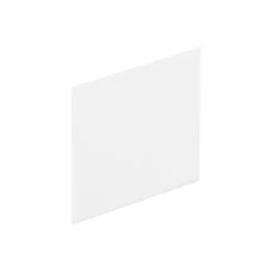 Cooke & Lewis P Bath Gloss White Left Or Right-handed Straight End Bath Panel (W)750mm