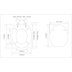 Cooke & Lewis Palmi Taupe Round Standard Close Toilet Seat -Crystal Bathware cooke lewis palmi taupe round standard close toilet seat3663602961000 18bq