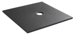 Cooke & Lewis Piro Square Shower Tray (L)800mm (W)800mm (H)27mm -Crystal Bathware cooke lewis piro square shower tray l 800mm w 800mm h 27mm3663602943846 03c