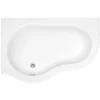 Cooke & Lewis Quebec Acrylic Left-handed White Corner 0 Tap Hole Bath (L)1500mm (W)1000mm -Crystal Bathware cooke lewis quebec acrylic left handed white corner 0 tap hole bath l 1500mm w 1000mm3663602250838 02c
