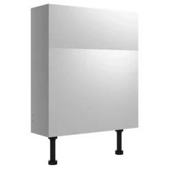 Cooke & Lewis Santini Gloss White Freestanding Toilet Cabinet (W)600mm (H)852mm -Crystal Bathware cooke lewis santini gloss white freestanding toilet cabinet w 600mm h 852mm5397007150926 21c bq