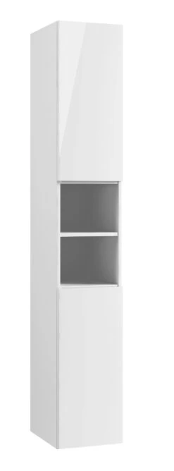 Cooke & Lewis Santini Tall Gloss White Cabinet (H)197.2cm (W)30cm -Crystal Bathware cooke lewis santini tall gloss white cabinet h 197 2cm w 30cm5397007152067 21c bq