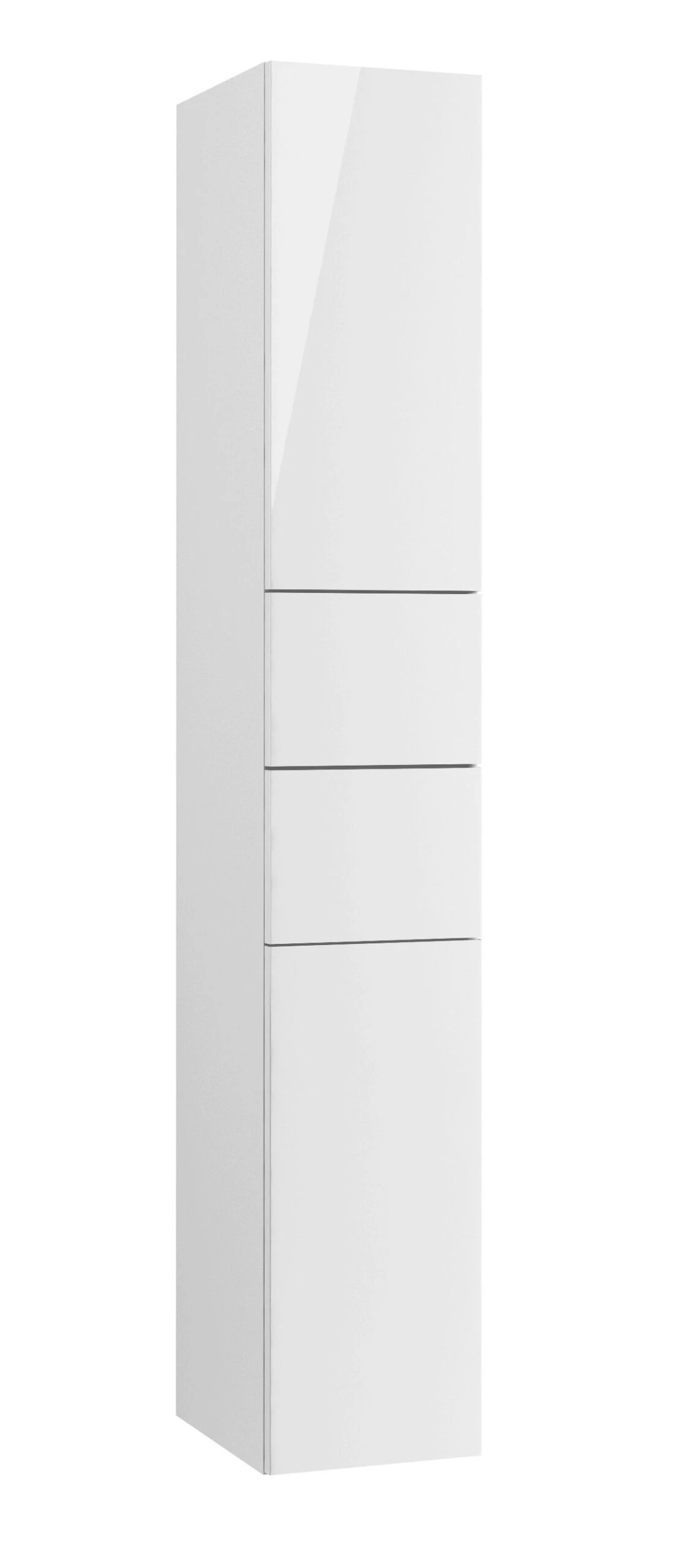 Cooke & Lewis Santini Tall Gloss White Double Cabinet (H)197.2cm (W)30cm 5 Cooke & Lewis Santini Tall Gloss White Double Cabinet (H)197.2cm (W)30cm - Image 3