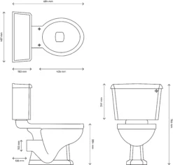 Cooke & Lewis Serina White Close-coupled Toilet With Soft Close Seat 9 Cooke & Lewis Serina White Close-coupled Toilet With Soft Close Seat -Crystal Bathware cooke lewis serina white close coupled toilet with soft close seat5397007181456 01t