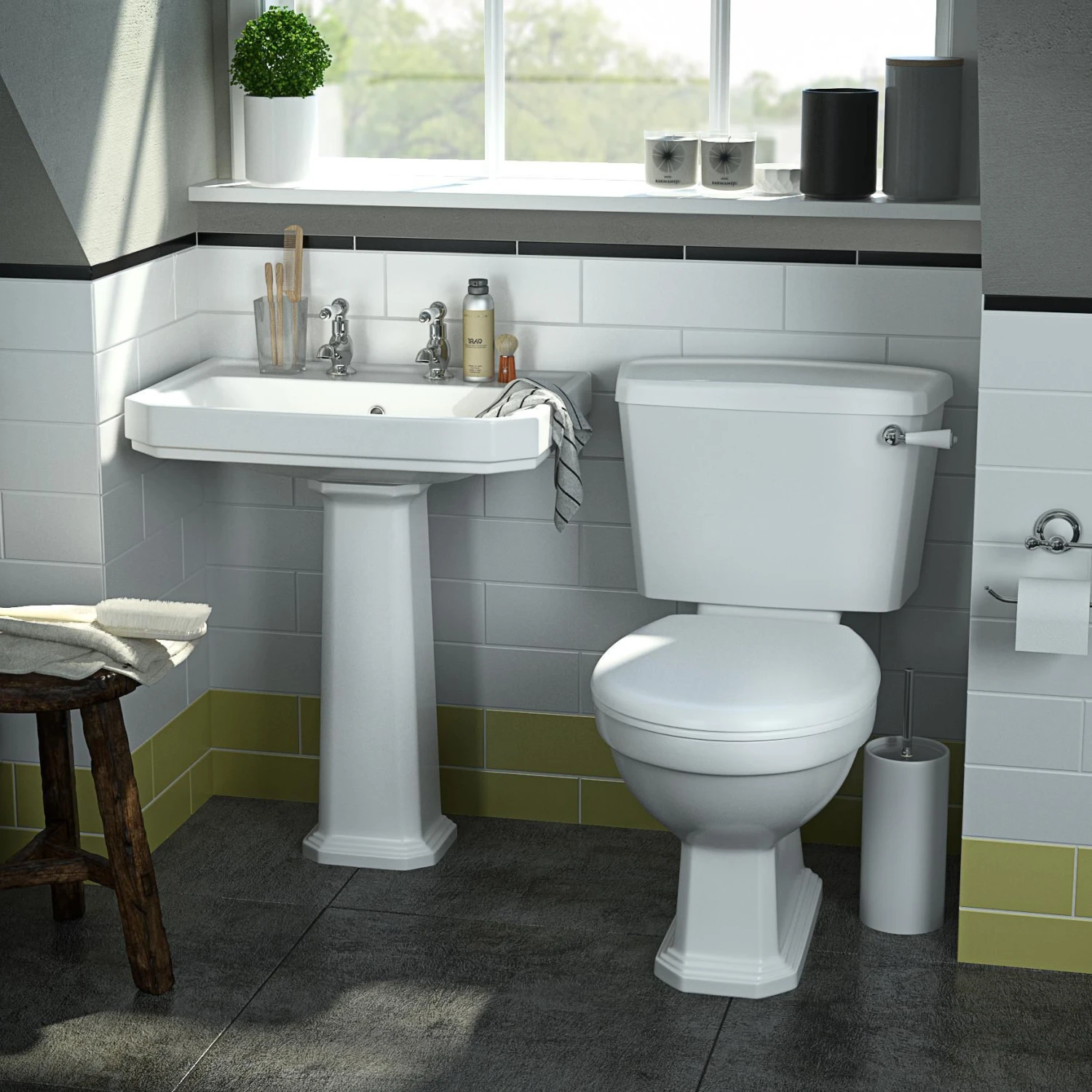Cooke & Lewis Serina White Close-coupled Toilet With Soft Close Seat 4 Cooke & Lewis Serina White Close-coupled Toilet With Soft Close Seat - Image 2