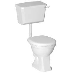 Cooke & Lewis Serina White High-low Toilet With Soft Close Seat
