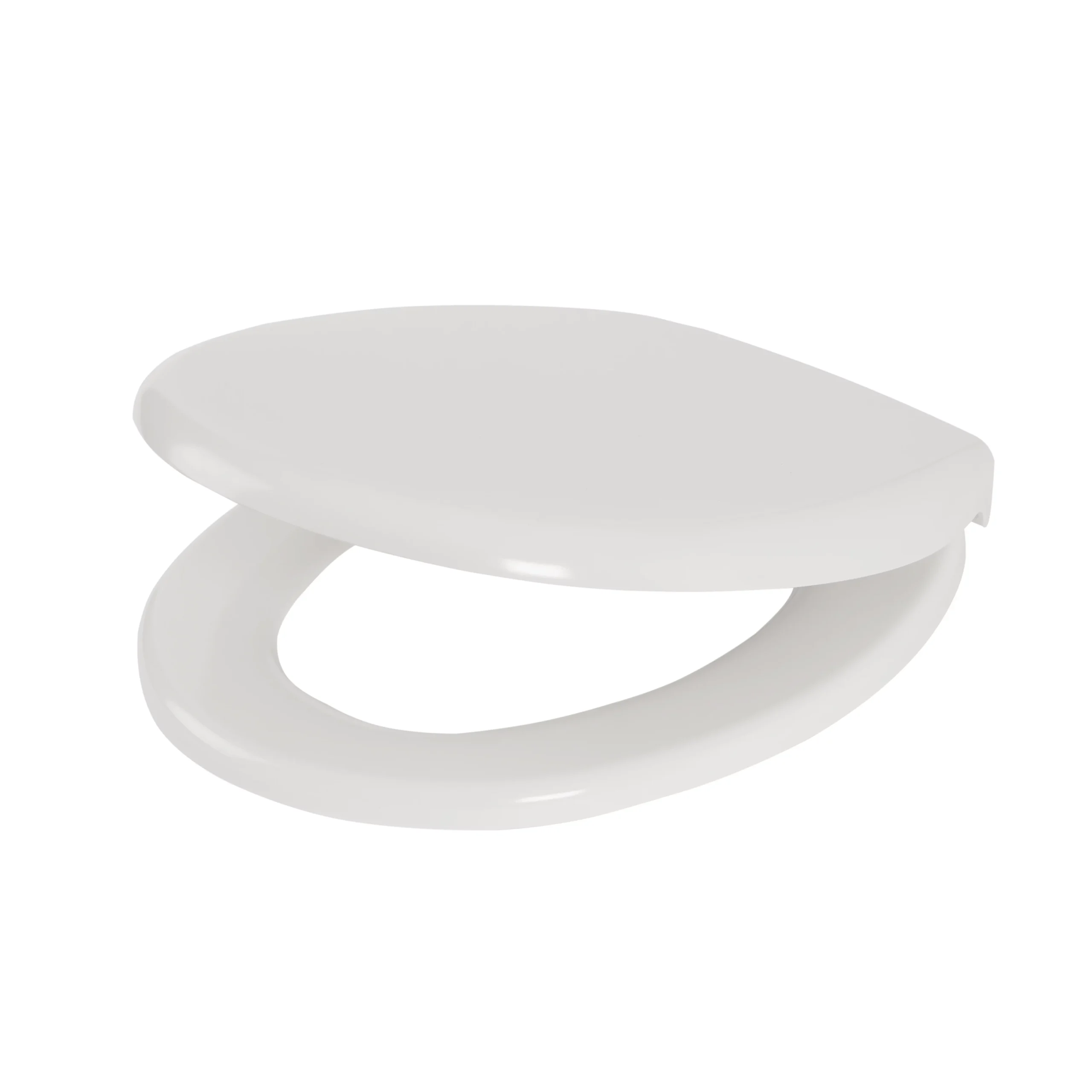 Cooke & Lewis Serina White Raised Soft Close Toilet Seat 3 Cooke & Lewis Serina White Raised Soft Close Toilet Seat
