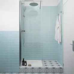 Cooke & Lewis Solani Chrome Effect Wall-mounted Shower -Crystal Bathware cooke lewis solani chrome effect wall mounted shower3663602945178 03i