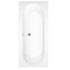 Cooke & Lewis Sovana Acrylic Rectangular Straight 0 Tap Hole Bath (L)1700mm (W)750mm -Crystal Bathware cooke lewis sovana acrylic rectangular straight 0 tap hole bath l 1700mm w 750mm3663602061885 02c BQ
