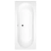 Cooke & Lewis Sovana Acrylic Rectangular Straight 0 Tap Hole Bath (L)1800mm (W)800mm -Crystal Bathware cooke lewis sovana acrylic rectangular straight 0 tap hole bath l 1800mm w 800mm3663602061892 02c