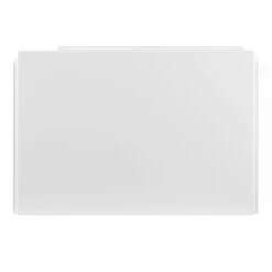 Cooke & Lewis Spacesaver White Curved End Bath Panel (W)750mm