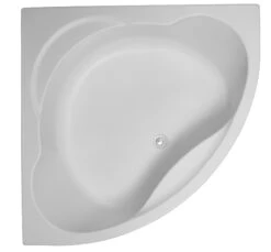 Cooke & Lewis Strand Acrylic Corner Bath & Panel Set, (L)1350mm (W)1350mm