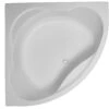 Cooke & Lewis Strand Acrylic Oval White Corner 2 Tap Hole Bath (L)1350mm (W)1890mm -Crystal Bathware cooke lewis strand acrylic oval white corner 2 tap hole bath l 1350mm w 1890mm03828137 02c bq