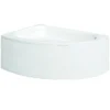 Cooke & Lewis Strand White L-shaped Front Bath Panel (W)1495mm -Crystal Bathware cooke lewis strand white l shaped front bath panel w 1495mm03827796 02c BQ