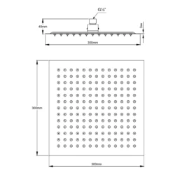 Cooke & Lewis Upana Single-spray Pattern Chrome Effect Shower Head 11 Cooke & Lewis Upana Single-spray Pattern Chrome Effect Shower Head -Crystal Bathware cooke lewis upana single spray pattern chrome effect shower head3663602949992 01t bq