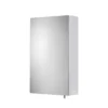 Croydex Cullen Gloss White Single Mirrored Cabinet -Crystal Bathware croydex cullen gloss white single mirrored cabinet5012044112507 01c bq