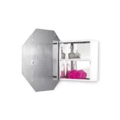 Croydex Favo High Gloss Single Mirrored Cabinet -Crystal Bathware croydex favo high gloss single mirrored cabinet5012044112453 04c bq