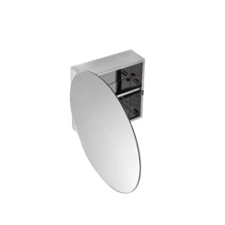 Croydex Severn High Gloss Single Mirrored Cabinet -Crystal Bathware croydex severn high gloss single mirrored cabinet5012044112484 05c bq