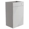 Ennis Gloss Light Grey Freestanding Cabinet (W)495mm (H)820mm -Crystal Bathware ennis gloss light grey freestanding cabinet w 495mm h 820mm5059340683386 03c bq