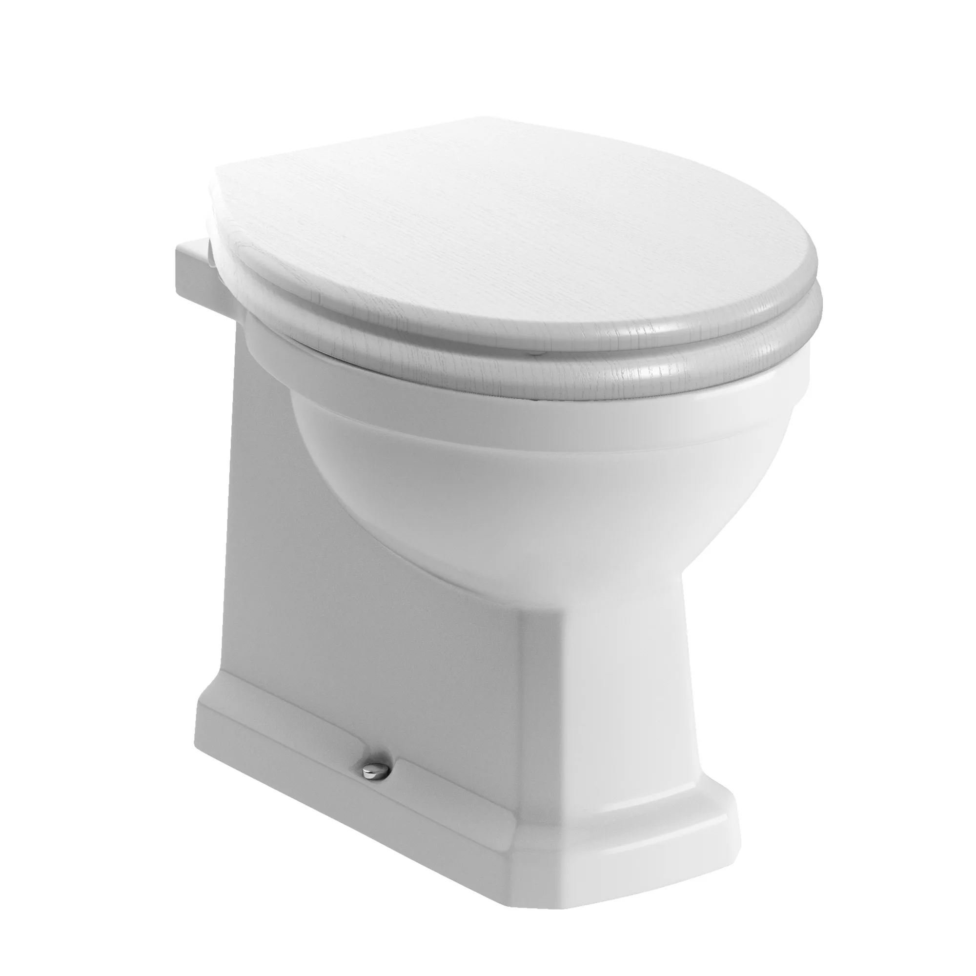 Essentials Somerton White Back To Wall Square Toilet Set With Soft Close Seat 3 Essentials Somerton White Back To Wall Square Toilet Set With Soft Close Seat