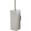 GoodHome Alessano Polypropylene (PP) & Stainless Steel Silver Effect Toilet Brush & Holder -Crystal Bathware goodhome alessano polypropylene pp stainless steel silver effect toilet brush holder3663602675310 01c bq