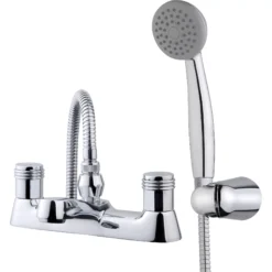 GoodHome Annagh Combi Boiler, Gravity-fed & Mains Pressure Water Systems Traditional Bath Shower Mixer Tap