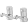 GoodHome Annagh Contemporary Basin Pillar Tap 2 GoodHome Annagh Contemporary Basin Pillar Tap -Crystal Bathware goodhome annagh contemporary basin pillar tap3663602662365 01bq