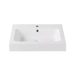 GoodHome Avela Matt Oak Effect Freestanding Vanity Unit & Basin Set (W)600mm (H)952mm -Crystal Bathware goodhome avela matt oak effect freestanding vanity unit basin set w 600mm h 952mm5059340625119 38c bq
