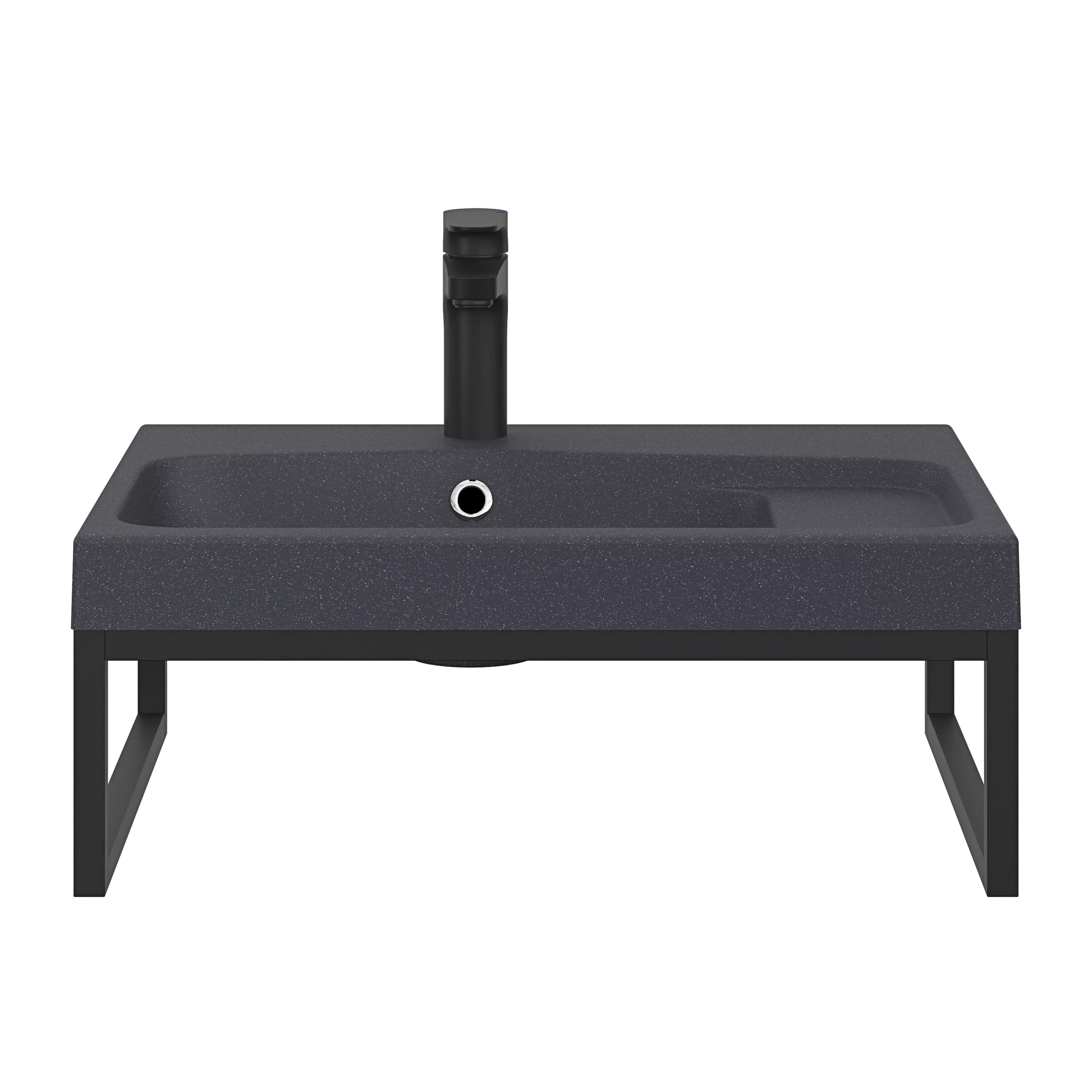 GoodHome Avela Matt Oak Effect Freestanding Vanity Unit & Basin Set (W)604mm (H)934mm 5 GoodHome Avela Matt Oak Effect Freestanding Vanity Unit & Basin Set (W)604mm (H)934mm - Image 3