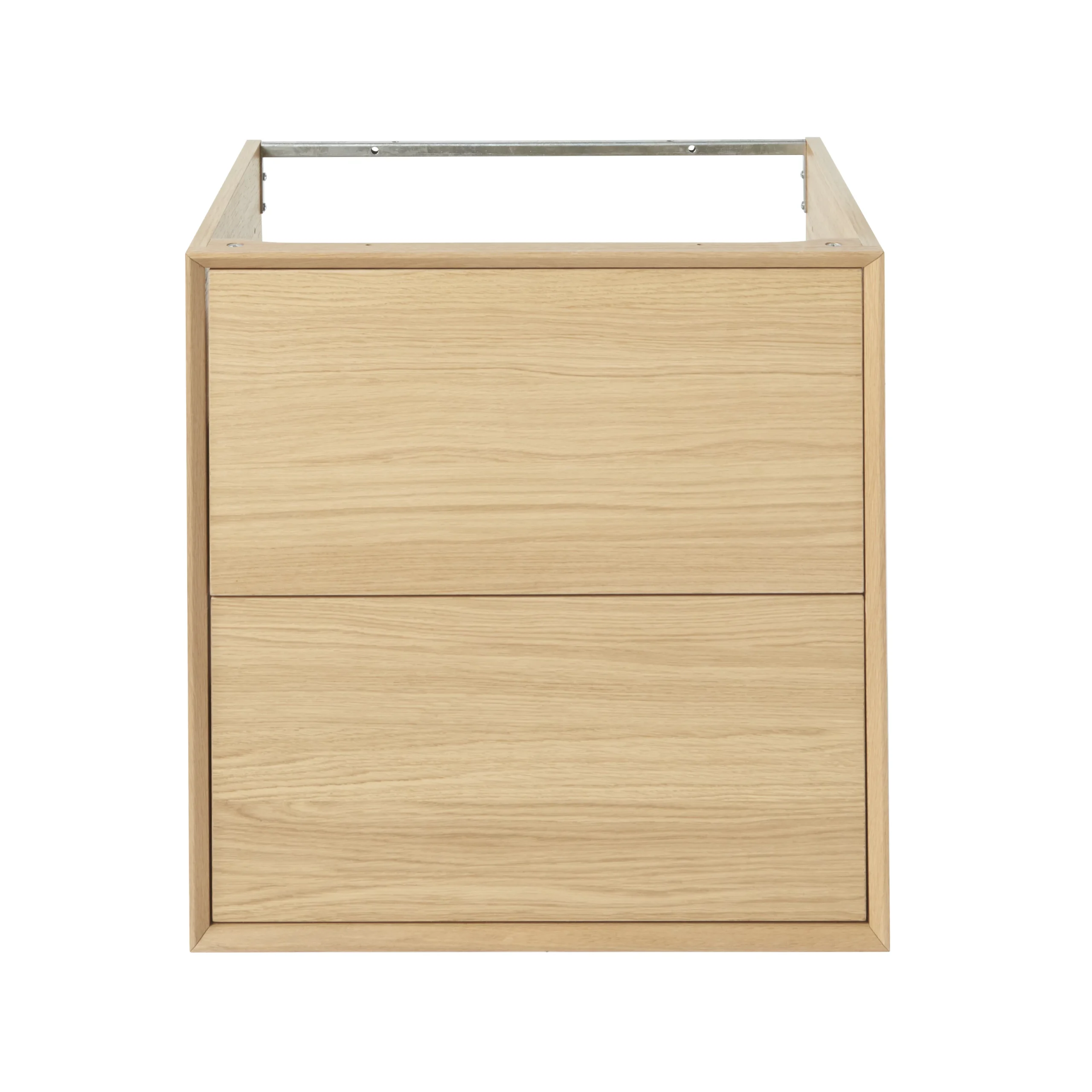 GoodHome Avela Matt Oak Effect Freestanding Vanity Unit & Basin Set (W)604mm (H)934mm 8 GoodHome Avela Matt Oak Effect Freestanding Vanity Unit & Basin Set (W)604mm (H)934mm - Image 6