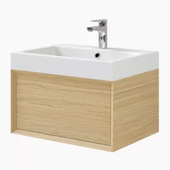 GoodHome Avela Matt Oak Effect Wall-mounted Vanity Unit & Basin Set (W)600mm (H)794mm 18 GoodHome Avela Matt Oak Effect Wall-mounted Vanity Unit & Basin Set (W)600mm (H)794mm -Crystal Bathware goodhome avela matt oak effect wall mounted vanity unit basin set w 600mm h 794mm5059340625171 42c bq