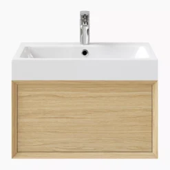 GoodHome Avela Matt Oak Effect Wall-mounted Vanity Unit & Basin Set (W)600mm (H)794mm 19 GoodHome Avela Matt Oak Effect Wall-mounted Vanity Unit & Basin Set (W)600mm (H)794mm -Crystal Bathware goodhome avela matt oak effect wall mounted vanity unit basin set w 600mm h 794mm5059340625171 43c bq