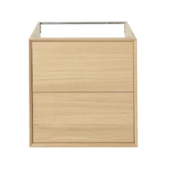 GoodHome Avela Oak Effect Wall-mounted Vanity Unit & Basin Set (W)600mm (H)742mm -Crystal Bathware goodhome avela oak effect wall mounted vanity unit basin set w 600mm h 742mm5059340625126 39c bq