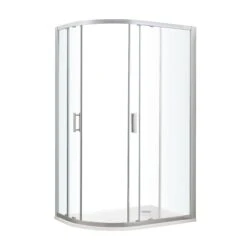 GoodHome Beloya Right-handed Offset Quadrant Shower Enclosure & Tray With Corner Entry Double Sliding Door (W)1000mm (D)800mm 15 GoodHome Beloya Right-handed Offset Quadrant Shower Enclosure & Tray With Corner Entry Double Sliding Door (W)1000mm (D)800mm -Crystal Bathware goodhome beloya right handed offset quadrant shower enclosure tray with corner entry double sliding door w 1000mm d 800mm5059340136394 21c