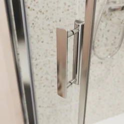 GoodHome Beloya Right-handed Offset Quadrant Shower Enclosure & Tray With Corner Entry Double Sliding Door (W)1000mm (D)800mm 21 GoodHome Beloya Right-handed Offset Quadrant Shower Enclosure & Tray With Corner Entry Double Sliding Door (W)1000mm (D)800mm -Crystal Bathware goodhome beloya right handed offset quadrant shower enclosure tray with corner entry double sliding door w 1000mm d 800mm5059340136455 36i