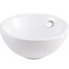 GoodHome Blanca White Round Counter-mounted Counter Top Basin -Crystal Bathware goodhome blanca white round counter mounted counter top basin3663602954613 01c bq