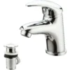 GoodHome Blyth Basin Mono Mixer Tap -Crystal Bathware goodhome blyth basin mono mixer tap5059340214313 01c bq