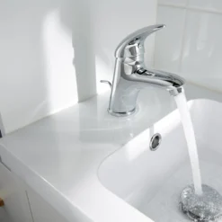 GoodHome Blyth Basin Mono Mixer Tap -Crystal Bathware goodhome blyth basin mono mixer tap5059340214313 03i bq