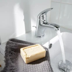 GoodHome Blyth Basin Mono Mixer Tap -Crystal Bathware goodhome blyth basin mono mixer tap5059340214313 05i bq