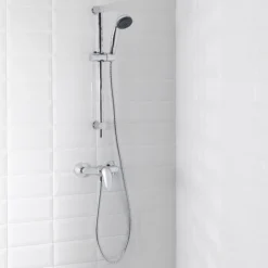 GoodHome Blyth Single-spray Pattern Chrome Effect Without Thermostat Mixer Shower -Crystal Bathware goodhome blyth single spray pattern chrome effect without thermostat mixer shower3663602301806 01i