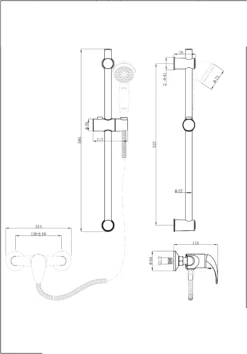 GoodHome Blyth Single-spray Pattern Chrome Effect Without Thermostat Mixer Shower -Crystal Bathware goodhome blyth single spray pattern chrome effect without thermostat mixer shower3663602301806 01t