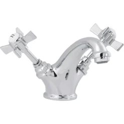 GoodHome Bynea Basin Mono Mixer Tap -Crystal Bathware goodhome bynea basin mono mixer tap5059340214498 03c bq